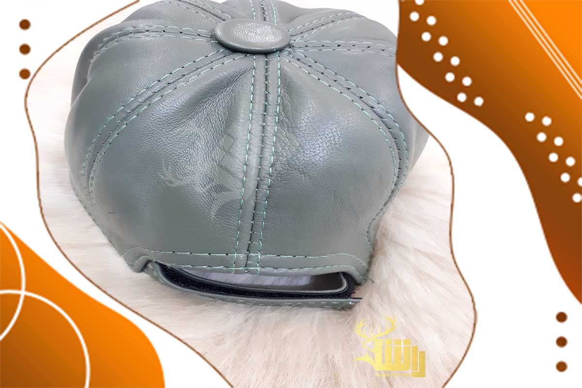 کلاه چرم طبیعی۸
